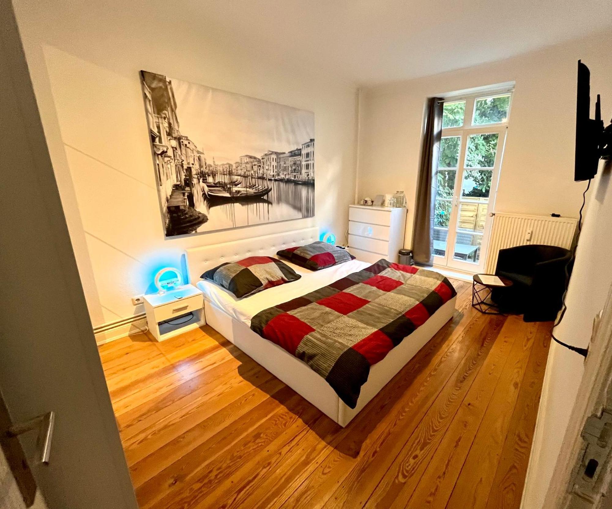 Doppelzimmer Mit Terrasse In Privatem Zuhause Lubeck Luaran gambar